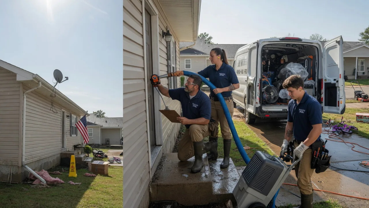 Ceiling Water Damage Restoration in Amherst, TX near me